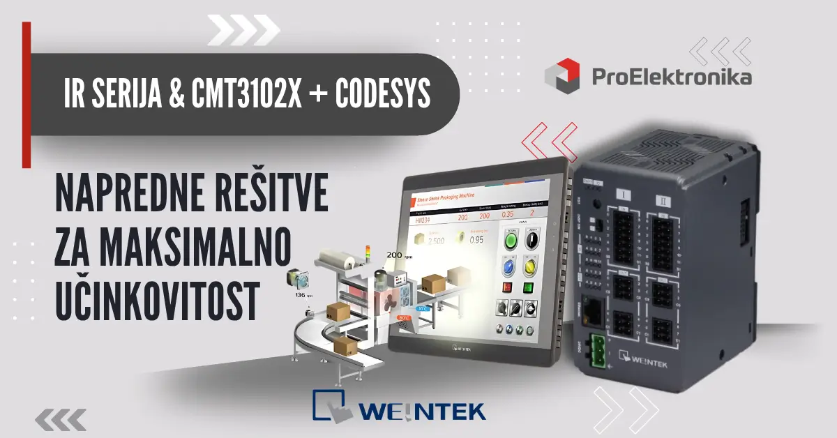 Weintek iR serija & cMT3102X HMI & Codesys